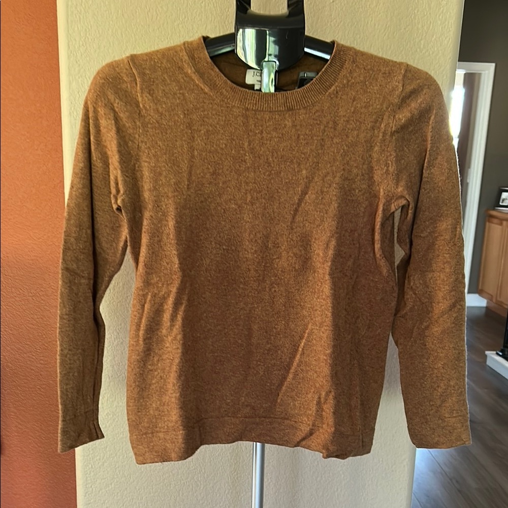 J. Crew Women's Crew Neck Sweater in Brown